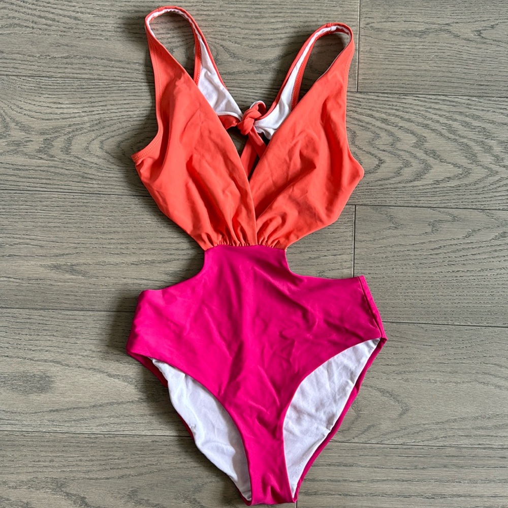 Missguided One Piece Cut Out Swimsuit size US 4